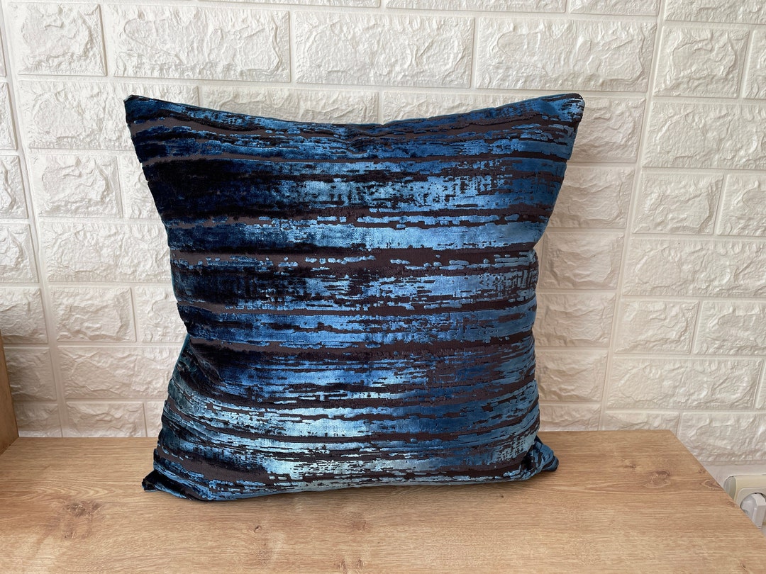 Navy Blue Velvet Pillow Covers ,luxury Navy Decorative Pillow Cases