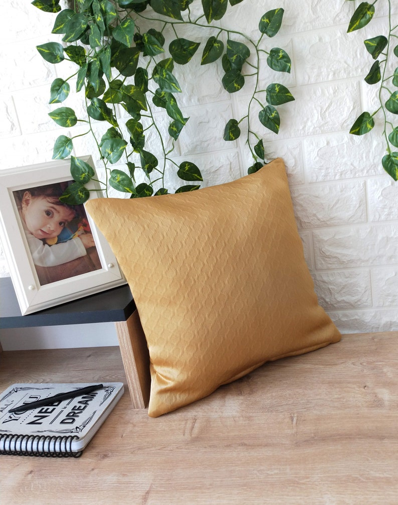 Champagne Satin Pillow Covers Etsy