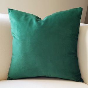 Luxury Dark Green Velvet Pillow