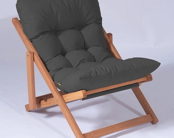 Stylish and Durable Camping Chair Chaise Longue With Foldable Design