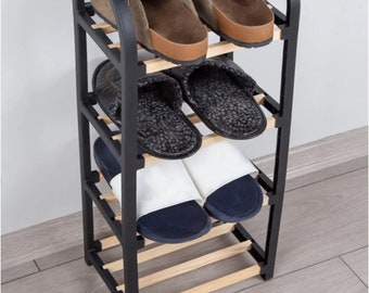 Home Organizer Schuhschrank im modernen Design, minimalistischer Schuhaufbewahrungsschrank