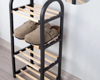 Home Organizer Schuhschrank im modernen Design, minimalistischer Schuhaufbewahrungsschrank