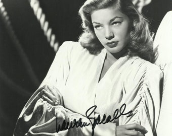 Lauren Bacall Film Movie Star 10x8 Glossy Black /& White Photo Print Poster