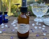 Sacred Space Magickal Mist | Amethyst & Quartz Crystals Smoke Free Smudge Spray with Moon Water and Reiki — Witchy Gift