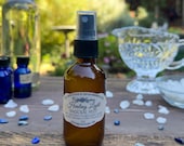 Healing Light Smudge Spray | Lapis Lazuli & Quartz Crystals Smoke Free Smudge with Moon Water and Reiki — Witchy Gift