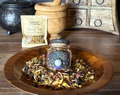 Thinning Veil Hand Crafted Herbal Incense Blend for Samhain Rituals, Honoring Ancestors and Rituals When the Veil Between Worlds is Thinnest