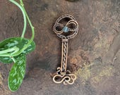 Sovereignty Key Talisman - Citrine Infinity Symbol Key for Confidence, Empowerment & Personal Power