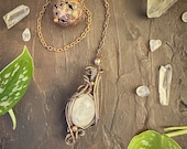 Handcrafted Copper Wire Wrap  Clear Quartz Crystal Pendulum - Divination Tools for Dowsing, Aura Reading, Healing and Spellwork. Witchy Gift