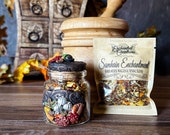 Samhain Enchantment Hand Crafted Herbal Incense Blend for Honoring Ancestors, Spirit Communication and Protection Workings, Gift for Witches