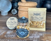 New Moon Charm Herbal Incense Blend | Intention Setting, Renewal & Inner Clarity for New Moon Rituals, Spellwork and Cleansing Magick