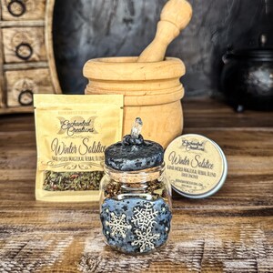 Winter Solstice Herbal Incense Blend, Introspection & Renewal Yule Rituals, Seasonal Magick, Winter Blessings Spellwork