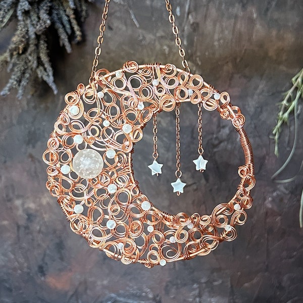 Moon Wall Hanging Etsy