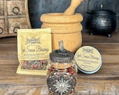 Yule Herbal Incense Blend for Winter Solstice Rituals, Renewal & Blessings | Handcrafted Loose Incense for Joy and Protection