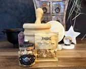 New Moon Charm Hand Crafted Herbal Incense Blend for New Beginnings, Cleansing & Intention Setting, New Moon Rituals and Lunar Witchcraft