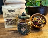 Focused Manifestation Hand Crafted Herbal Incense Blend to Manifest Achievement, Prosperity, Growth, Fertile Abundance Witchcraft Supplies