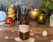 Midsummer Nights Magickal Mist | Carnelian & Quartz Litha Ritual Smoke Free Smudge Spray with Moon Water and Reiki — Witchy Gift