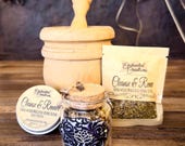 Cleanse & Renew Herbal Incense – Aura Cleansing Ritual Blend for Energy Clearing, Spiritual Renewal and Witchcraft Spellwork