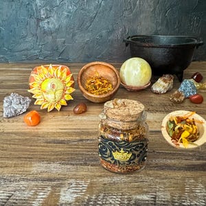 Manifest Success Herbal Incense Blend | Hand-Blended Manifestation Incense for Confidence & Success bild 2