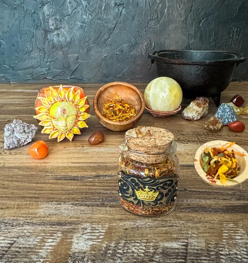 Manifest Success Herbal Incense Blend | Hand-Blended Manifestation Incense for Confidence & Success bild 2