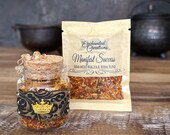 Manifest Success Handcrafted Loose Incense Herbal Blend – Achieve Goals, Prosperity, Abundance, Remove Obstacles & Grow Personal Empowerment