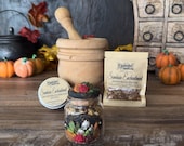 Samhain Enchantment Herbal Incense Blend | Transformation, Protection & Renewal for Halloween and Autumn Rituals and Witchy Gifts