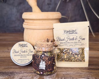 Hearth & Home Witchcraft Herbs | Home Blessing Ritual Blend for Protection and Household Harmony — Housewarming Gift