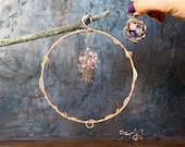 Spring Charm Set | Handcrafted Crystal Nest, Flower Basket & Bee — Interchangeable Cottagecore Decor