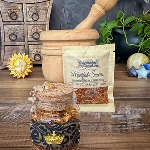 Manifest Success Herbal Incense Blend | Hand-Blended Manifestation Incense for Confidence & Success bild 8