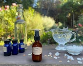 Personal Power Magickal Mist | Orange Garnet & Crystals Smoke Free Smudge Spray with Moon Water and Reiki — Witchy Gift