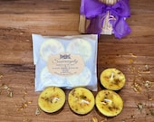 Sovereignty Spell Tealight Candle Set – Handcrafted Beeswax Dressed with Herbs and Citrine for Confidence & Success | Witchcraft Supplies