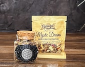 Mystic Dreams Hand Crafted Herbal Incense Blend, for Dreamwork, Intuition, and Meditation. Gift for Spiritual Seekers, Mystics and Witches