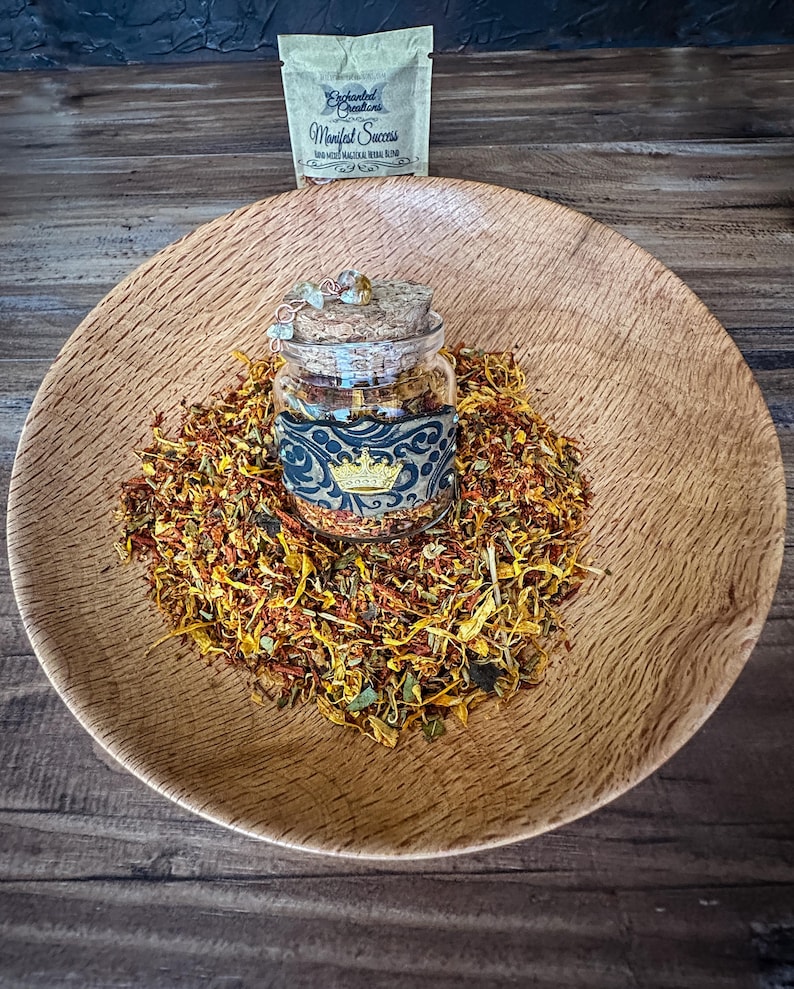 Manifest Success Herbal Incense Blend | Hand-Blended Manifestation Incense for Confidence & Success bild 3