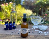 Energy Protection Smudge Spray | Hematite & Quartz Smoke Free Smudge with Moon Water and Reiki — Witchy Gift