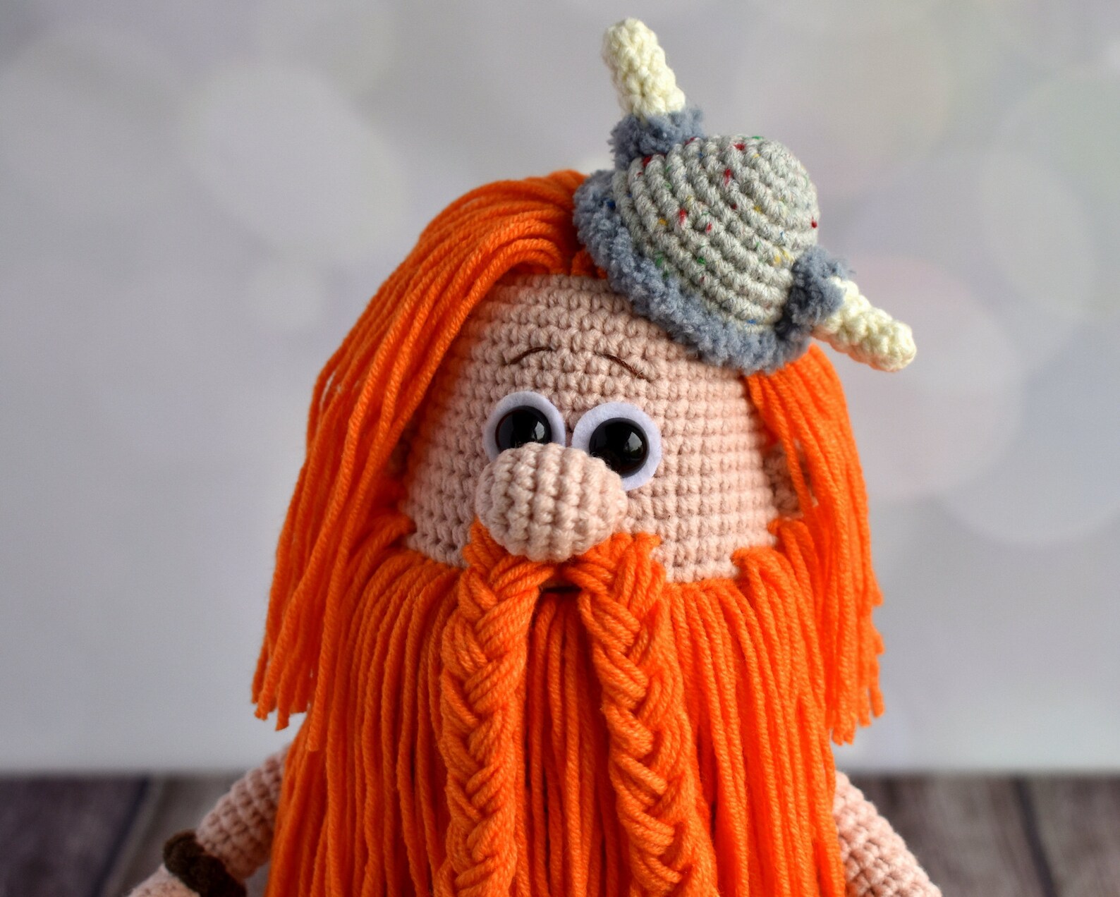 Viking Doll / Viking crochet amigurumi / Viking Kids Room Etsy