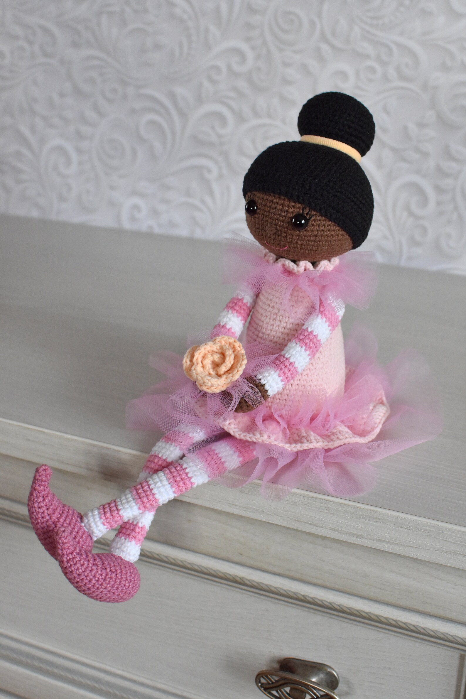 Long legged shelf sitting doll / Shelf decorations / African Etsy