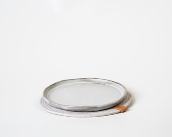 Set of 4 Dessert Plate 6&quot;. Handmade plate - Food photo styling
