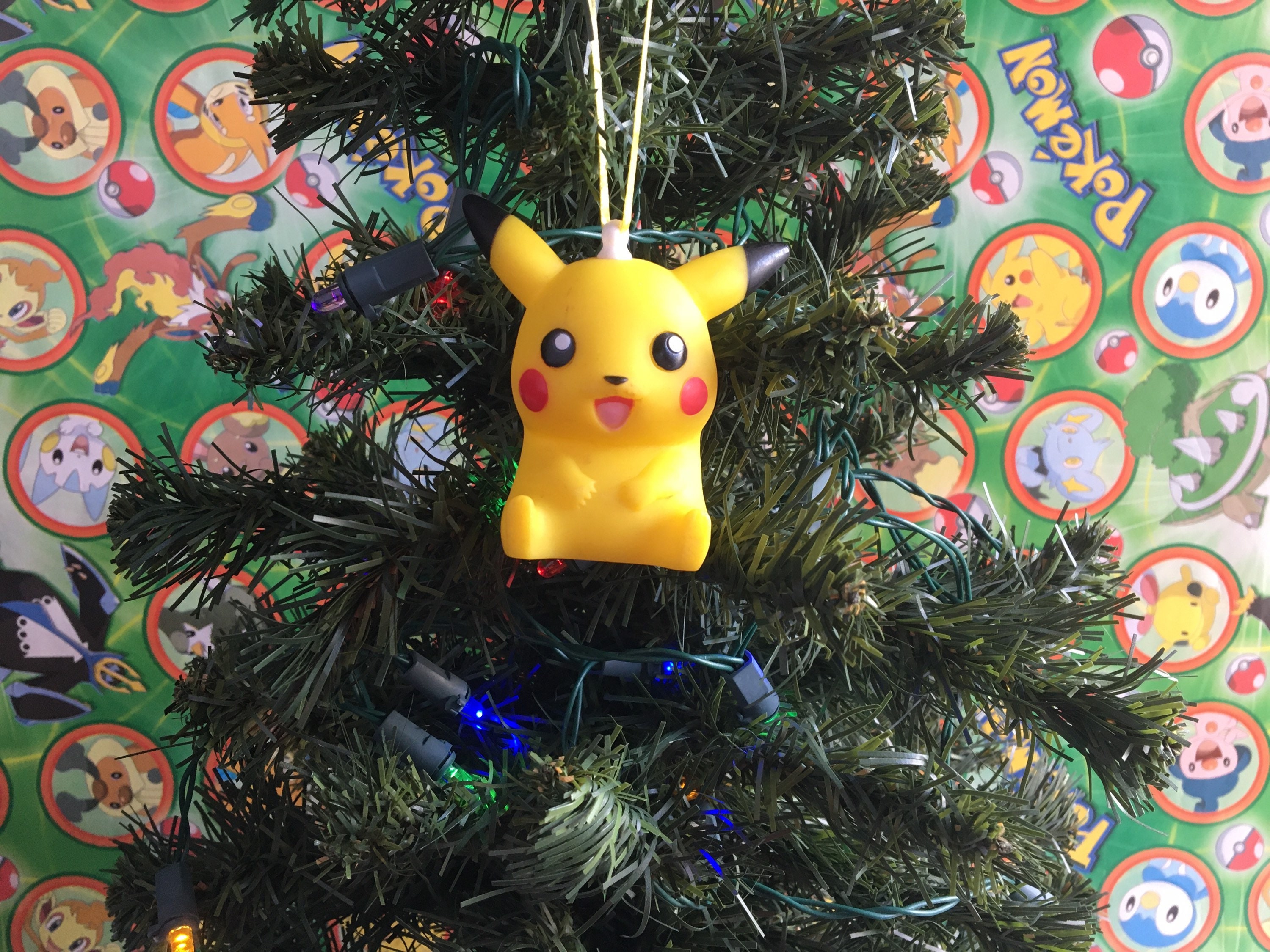 Pikachu Christmas Tree Ornament Gift set | Etsy