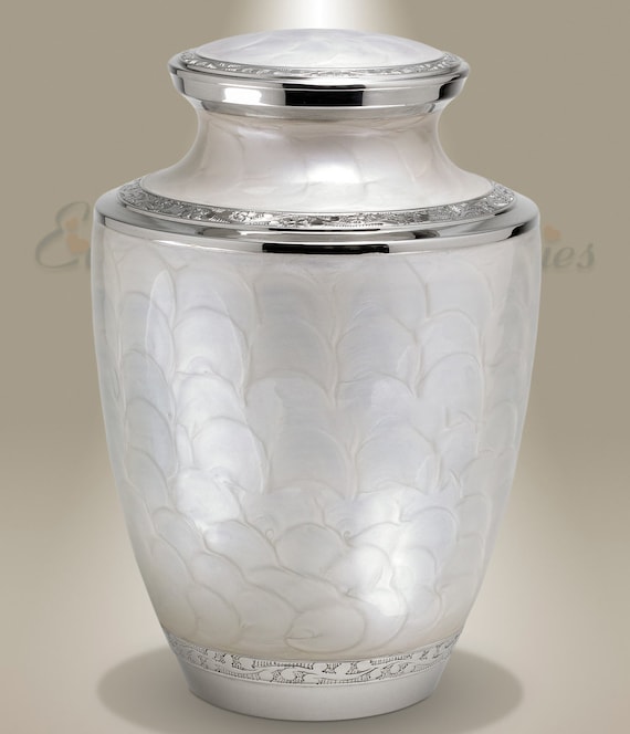 EVR Memories Pearl Beauty Cremation Urn - Urn for Ashes