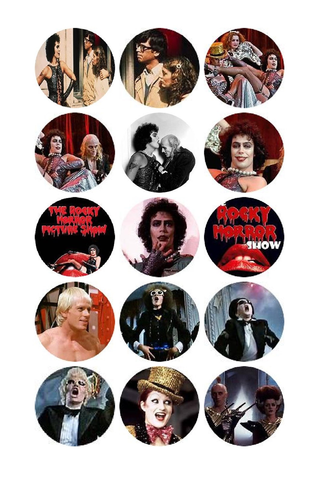 Rocky Horror Picture Show Digital Image Collage Sheet 4 X 6 - Etsy