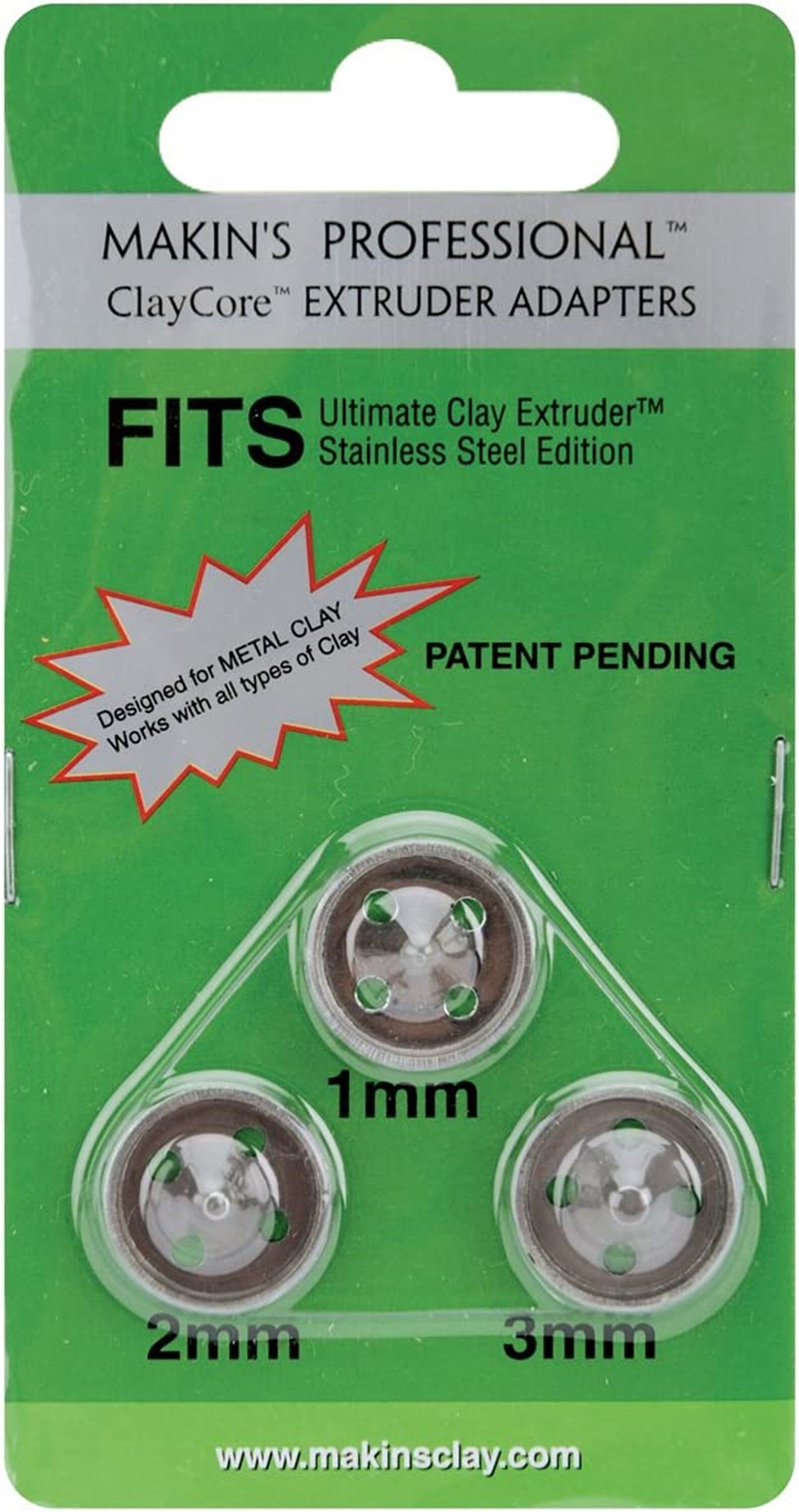 Makin's Professional Tools - Clay Extruder, extra disk sets, Clay