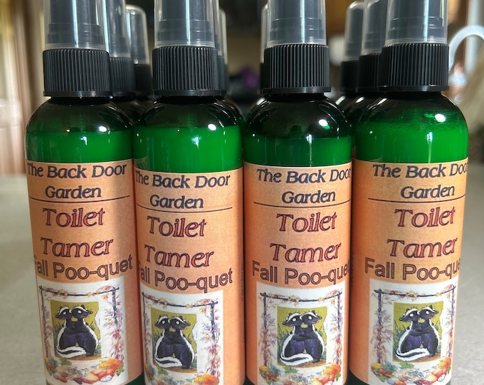 Toilet Tamer. Fall Poo-quet