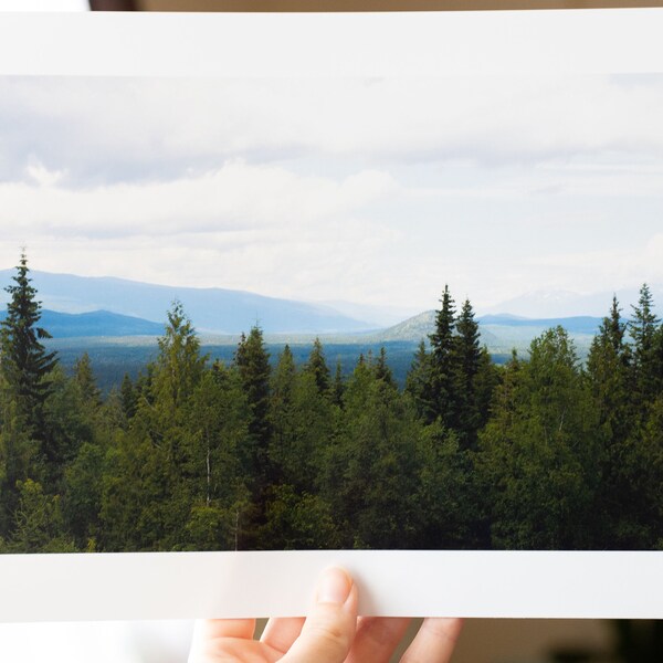 As Far As the Eye Can See - Original Photo Print, Aesthetic Art, British Columbia Art, Cottagecore Aesthetic, Rocky Mountain Art