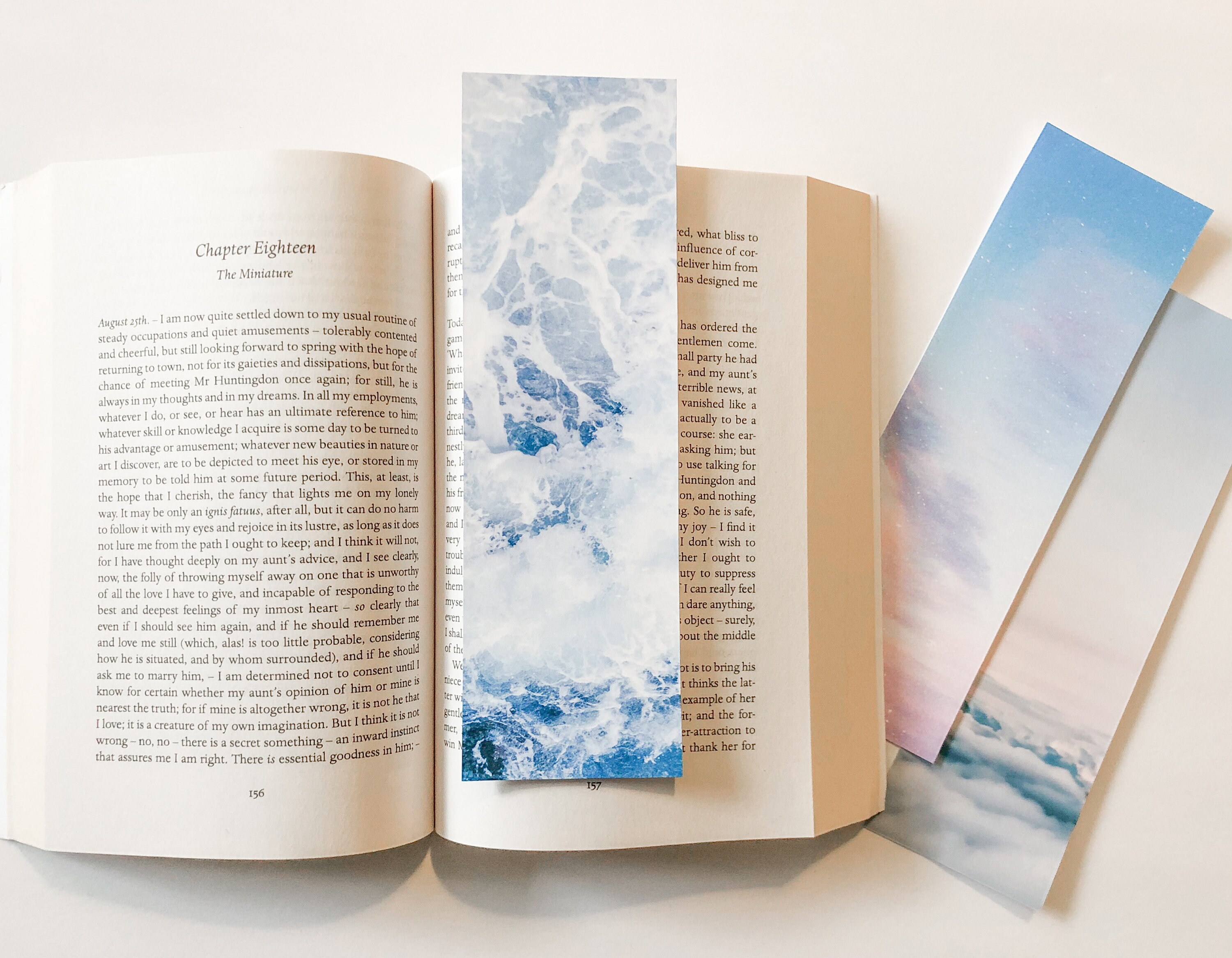 Set of 3 Aesthetic Bookmarks Pastel Bookmarks Gifts for Etsy Canada