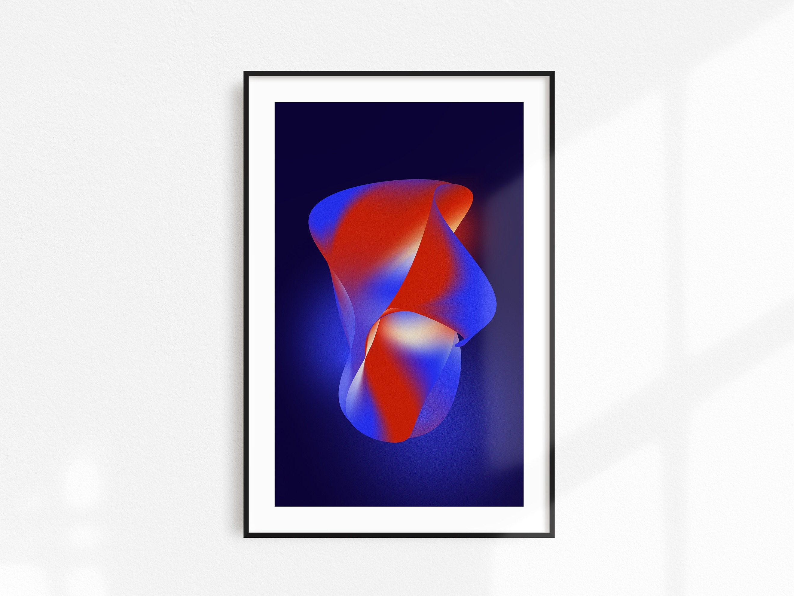 Dériver. Impression d'art Abstrait. Art Mural