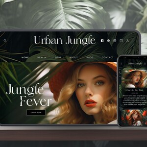 Urban Jungle Shopify Theme – Sage Green Website Template image 6