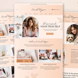 Coaching Shopify Theme Template Shopify Website Design Coaching Templates image 3