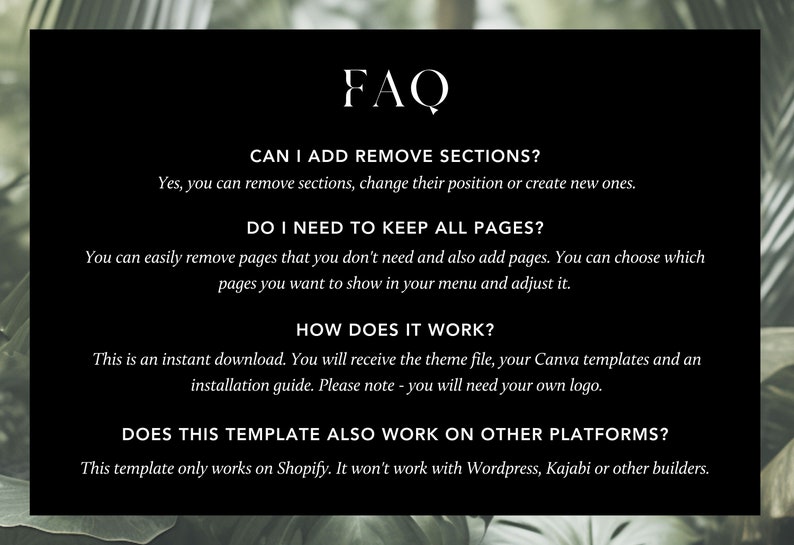 Urban Jungle Shopify Theme – Sage Green Website Template image 10