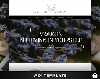 Mystical Magical Wix Website Template | Professional Website Design