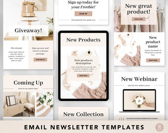 Canva Email Newsletter Templates - Lead Magnet & Email Signature (Digital Download)