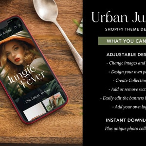 Urban Jungle Shopify Theme – Sage Green Website Template image 5